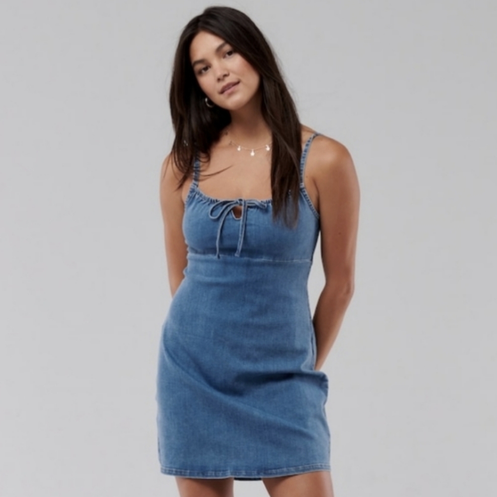 Hollister Denim Mini Dress